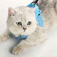 Taykoo PET plavi remen za prsa mačja i podesivi pse prsluk pojas bijeg otporan na malu meku mrežu sa