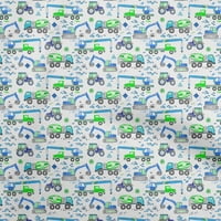 Onuone pamučni dres zelene tkanine Dečije proizvođača vozila Opremanje vozila Ispiši šivanje tkanine