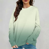 Aktivne kapuljače Ženske žene Nova ženska odjeća Početna Udobna modna posada Džemper sa gradijentnim
