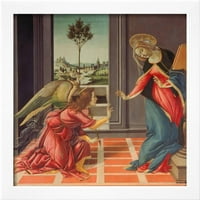 Navještaja Mary of Cestello, botanička figurativna religija Umklađena umjetnost Print Wall Art by Sandro