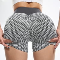 Ženski TIK TOK Anti celulitni kratke hlače plijen guzice dizanje Scring Yoga kratke hlače plijen seksi