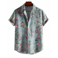 -Sljeći kratkih rukava za bluzu s kratkom rukavom Ljeto tiskana grafička majica Aktivna odjeća za muškarce