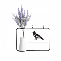Crow crno-bijelo životinjska umjetna četinar za flašice za bocu za bocu za lavandu