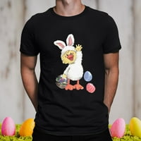 yubnlvae muns ljetni modni casual uskrs 3d digitalni tisak majica kratkih rukava vrh