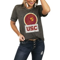 Ženski ugljen USC Trojans Dobra vibracija Roll majica