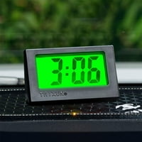 Prijenosni automobilski digitalni sat Elektronski sat LCD displej Svjetlosni udarni sat od mini stola