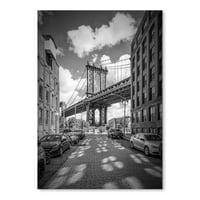AmericanFlat New York City Manhattan Bridge Melanie Viola Poster Art Print