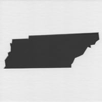 Square Tennessee State Šablon izrađen od Ply Mat ploče