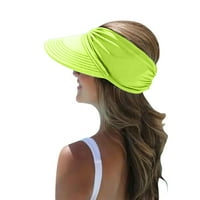 Žene sunčane kape modne kape za sunčanje široko podružno ljetno lice Beach Sports Solid Boja Jednostavni