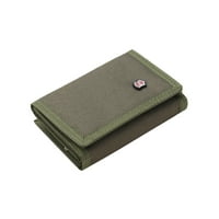 Binpure Muške torbice od 3-preklopa, novčanik od kante u boji sa čičak modnom paketom