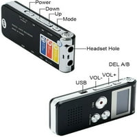 16GB Glasovni aktivirani digitalni zvuk Audio snimač mali diktafon MP uređaj