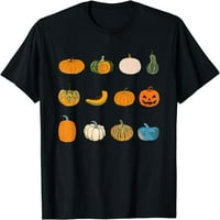 Pumpkin patch Halloween Jesen Jesenski bundeve sorte majica crna 3x-velika
