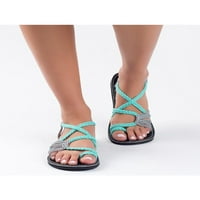 Ferdule ženska ljetna kaiš plaža ravne sandale casual lagane cipele za žene za žene u veličini 4,5-12