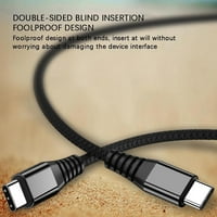 C do USB C CHAGGING kabel brzi PD tipa C kabel za MacBook Huawei Samsung M9Z5