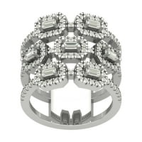 Araiya Sterling srebrni dijamantni prsten, veličina 8.5