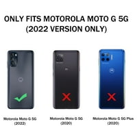 Kaleidio Case za Motorola moto g 5G [Flip Wallet] Hybrid PU kože [Slot kartica] [Stand funkcija] Folio