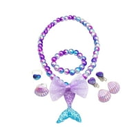 Bobasndm ogrlica za žene Izvrsna ogrlica od ogrlice za djevojčice za male djevojke sirena nakita za