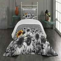 -Dake cvjetni pokrivač, cvjetni akvarelni cvjetovi u državi Lansdcape Srodno cvijeće Art Print, Dekorativni
