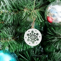 Miayilima božićni privjesak FOM božićno stablo gvožđe snježne pahulje božićno drvce privjesak Božićni