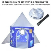 Sklopivi jurt, prijenosni sklopivi šator igra igračka soba Space Star uzorak Kid yurt poklon pribor
