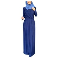 Haljine za žene salf abaya maxi rukavac kaftan dugi kravatacke haljina