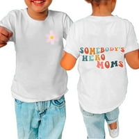 Majica shldybc 4. jula, majica malih rukava kratki rukav Tee, dječaci Dječak Djevojka Udobne pune boje