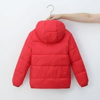 B91XZ jakna za dječake Djevojke zimske tople jakne Outerwear Pusti kaputi s kapuljačom prema dolje