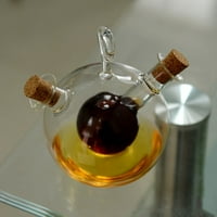 Kreativni dvostruki cijev staklo prozirni koktel stakleni bar za piće