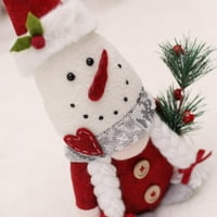 Santa Gnome Plish, Slatki ručno rađeni ukrasi za Božić, Valentine, Dan zahvalnosti, Kućni ukrasi Čišćenje