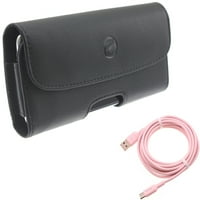 Za Galaxy A A A03S - Clip Case Real SB-C kabel, kožne posude za torbice za torbice za torbice za torbice