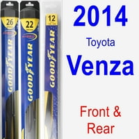 Toyota Venza Wiper set set set - straga