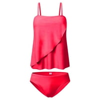 Aloohaidyvio Clearance za žene za žene, ženska dva set kupaći kupaći kostimi za upravljanje punim trbušnjakom