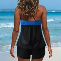 Ljetni štednji klirens Tankini kupaći kostimi za žene Retro kupanje odijela dvije skromne plivanje nose
