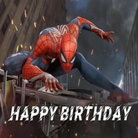 Spiderman Party Potrošanja za rođendanske ukrase, gratulonski vinil lagana superherop pozadina za tuš