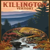 Killington, Vermont, planine na zalasku sunca