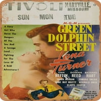 Metalni znak - Green Dolphin Street - Vintage Rusty Look