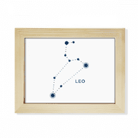 LEO Constellation Sign Zodijac Desktop Foto okvir Slika umjetnosti ukras slikarstvo