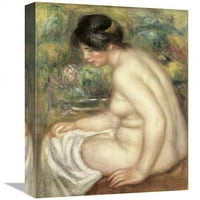 Profil odsjedanog Bather Art Print - Pierre-Auguste Renoir