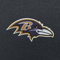 Ženski antiguarni ugljen Baltimore Ravens Victory Chenille Pulover Hoodie