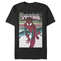 Muška marvel Spider-Man Friendly Susers Graphic Tee Crna