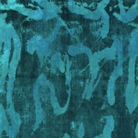 Ahgly Company Zatvoreni pravokutnik Perzijski tirkizni plavi boemski prostirke, 5 '7'