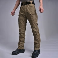 Jsaierl teretni pantalone za muškarce opuštene fit multi džepove hlače radne vojne hlače prozračne radne