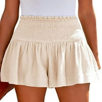 Abtel Ženske kratke vruće hlače Bermuda Mini pant baggy ljeto plažni kratke hlače dame Havaji za odmor