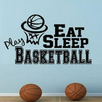 Decal ~ Jedite spavanje Igra košarka ~ Zidni naljepnica, kućni dekor 13 23