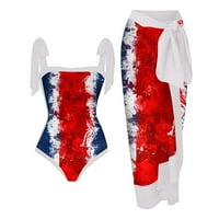 Ersazi Bikini kupaći kostim za žene Ženski kupaći kostim bikini čipkasti kupaći kostim dugim suknjem