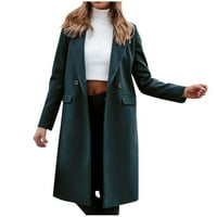 Ženska modna casual udobnog Soild dugih rukava Cardigan Tops Jacket Oweweward HOT6SL4491389