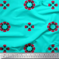 Soimoi Rayon tkanina umjetnička cvijeta tiskana tkanina široka