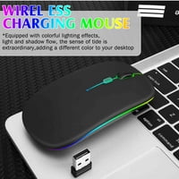 2.4GHz i Bluetooth miš, punjivi bežični miš za prikaz Bluetooth bežičnog miša za laptop MAC računarsku