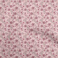 Onuone Georgette viskoza svijetlo ružičasta tkanina cvjetna šivaća materijal za ispis tkanine sa dvorištem