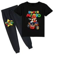 Bzdaisy Super Mario Dečiji majica i hlače Set - Mario Bros Video Game Print - Zabavna i udobna odjeća